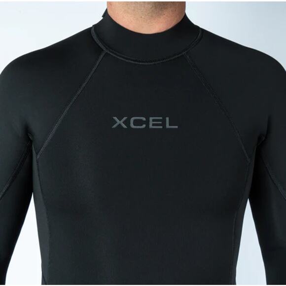 XCEL Men's Black 2MM Axis Long Sleeve Spring Wetsuit Size L - Picture 7 of 8